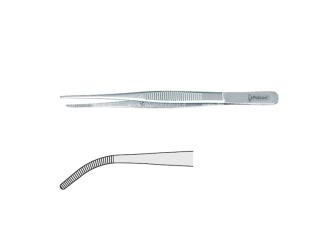 Forceps dissecting Semken serrated curved 125mm
