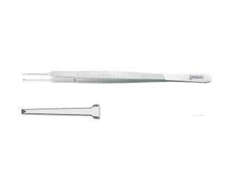Forceps tissue Gerald 1x2th curved 175mm