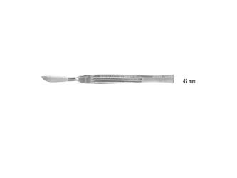 Scalpel stainless steel 45mm blade fig. 6