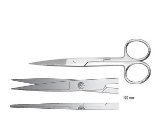 Scissors Falcon-Standard sh/sh straight 120mm