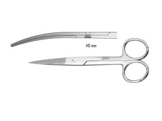 Scissors Falcon-Standard sh/sh curved 145mm