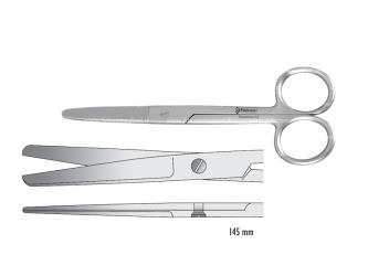 Scissors Falcon-Standard bl/bl straight 145mm