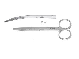 Scissors Falcon-Standard bl/bl curved 145mm