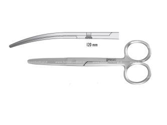 Scissors Falcon-Standard bl/bl curved 120mm