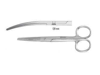 Scissors Falcon-Standard bl/sh curved 120mm