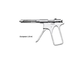 Brass Series Syringe intraligamental Pistol-Ject 1.8ml. metric