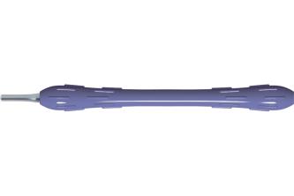 Easy-Color Mirror handle simple stem (Purple)