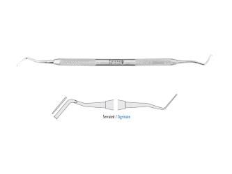 Classic-Round Gingival cord packer serrated