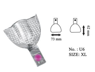 ID-Color Impression tray regular perforated upper fig. 6, size XL