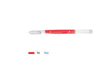 Wax knife Lessmann small Plastic handle 130mm Red
