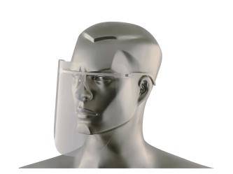 VISOR I - Face Visor Kit 1x White Frame+12x Shields