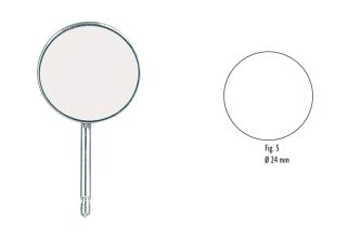 Specchietti 'Cromati' a riflessione frontale ° 24mm fig. 5 (conf. 12 pz)