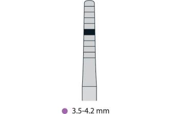 Osteotomo per condensazione - inox -retto 3,5-4.2 mm