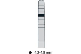 Osteotomo per condensazione - inox -retto 4,2-4,8mm